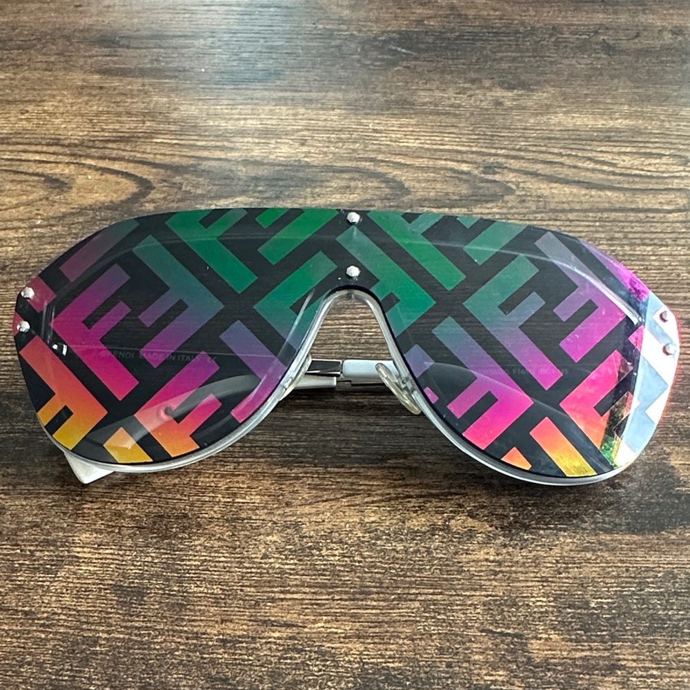 Fendi rainbow monogram sunglasses